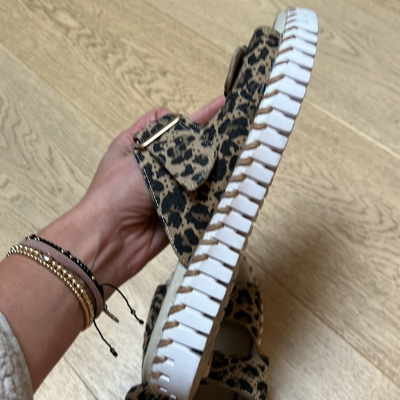 Ilse Jacobsen sandals - size 41, leopard pattern. - Picture 2 of 2